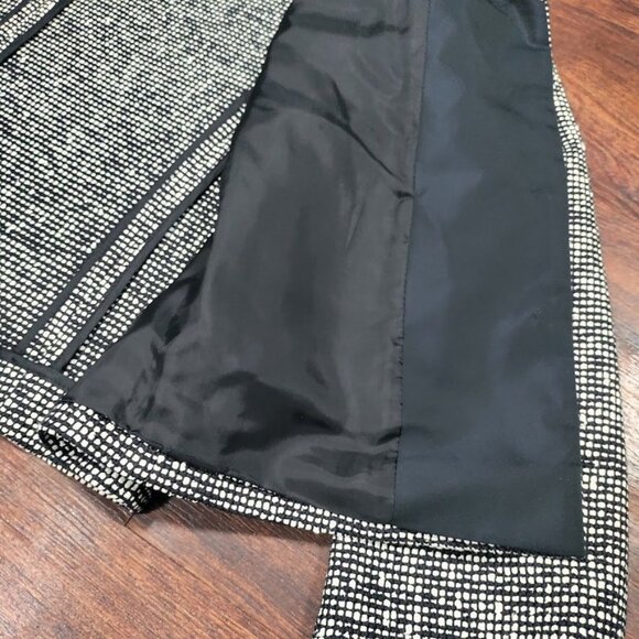 Escada Tweed Long Sleeve Collared Single Breasted Office Work Blazer Gray 44 - Picture 10 of 16